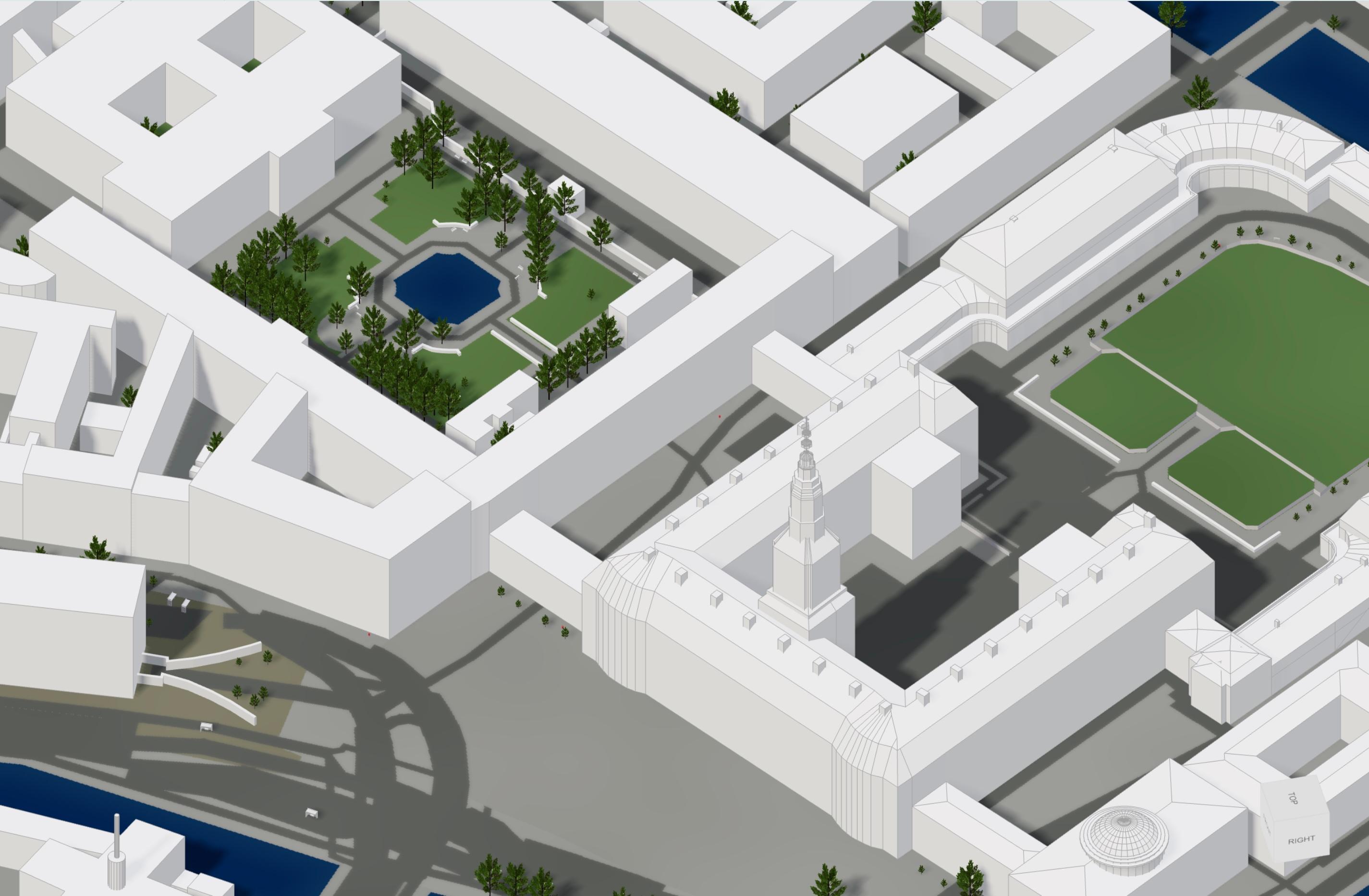 3D-Stadtmodell: Dänemark
