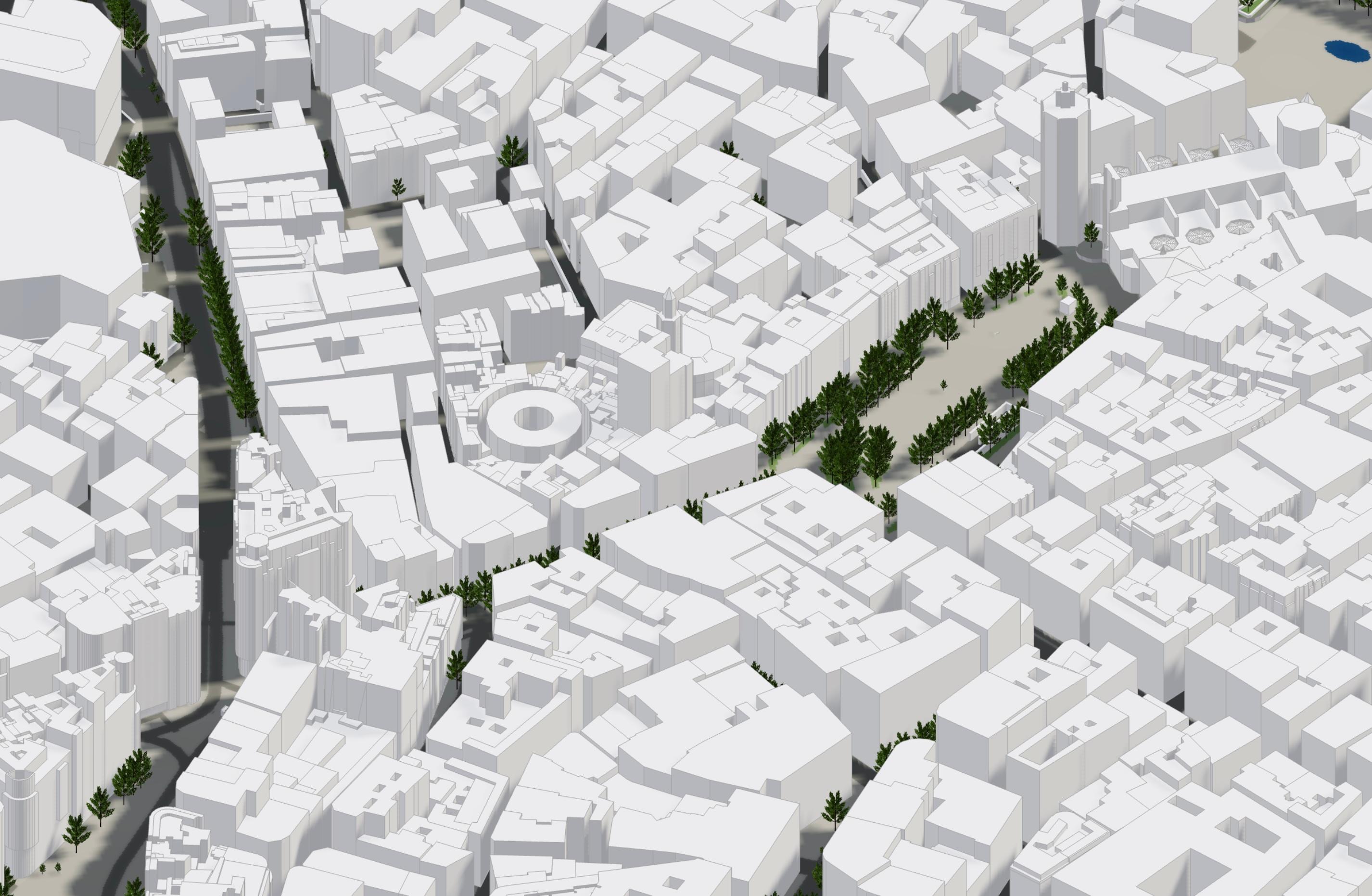 3D-Stadtmodell: Spanien